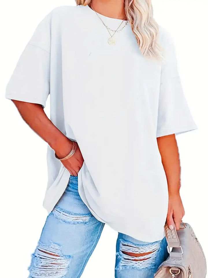 Reese - Round Neck Basic T-shirt