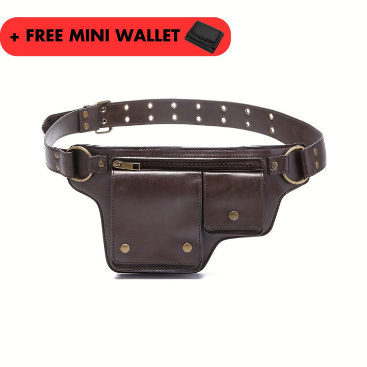 Aisling | Leather Hip Bag + FREE Mini Wallet