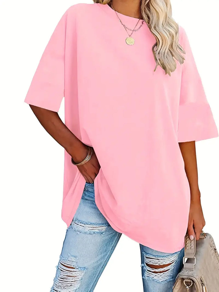 Reese - Round Neck Basic T-shirt