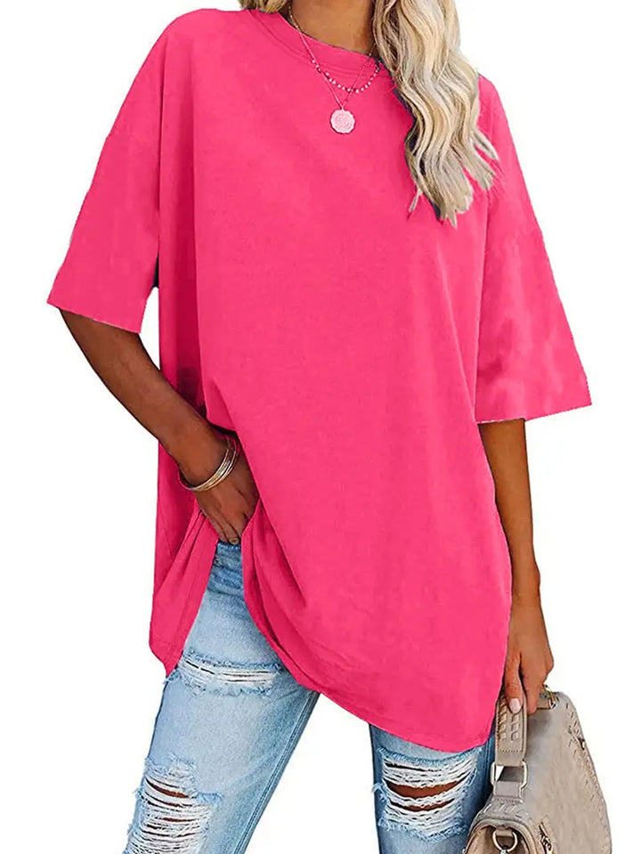 Reese - Round Neck Basic T-shirt