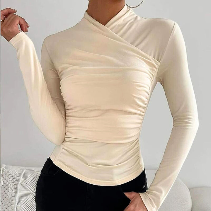 Dana - Classic Cross-Neck Top