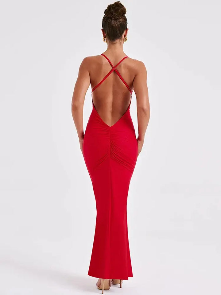 Elodie | Open Back Dress