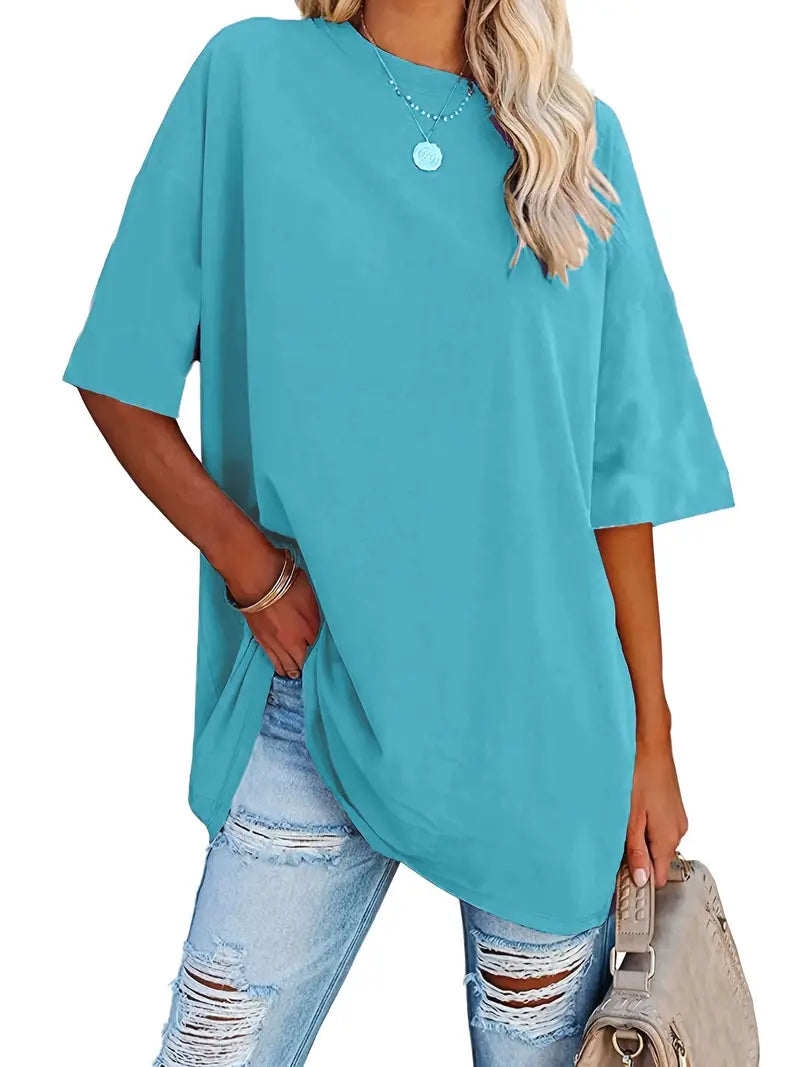 Reese - Round Neck Basic T-shirt