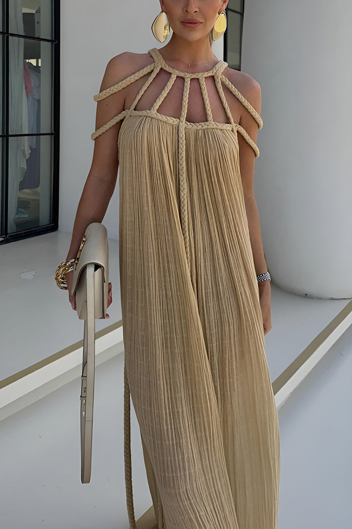 Sandra | Rope Off-shoulder Dress