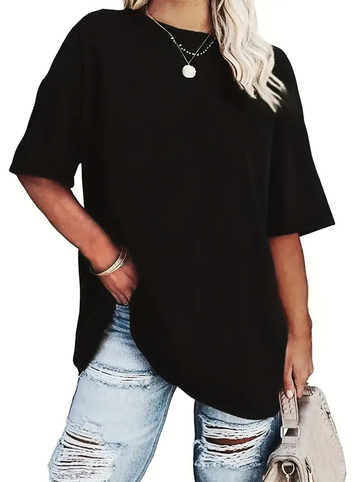 Reese - Round Neck Basic T-shirt