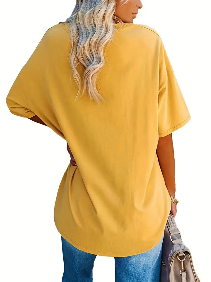 Reese - Round Neck Basic T-shirt