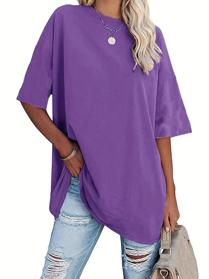 Reese - Round Neck Basic T-shirt