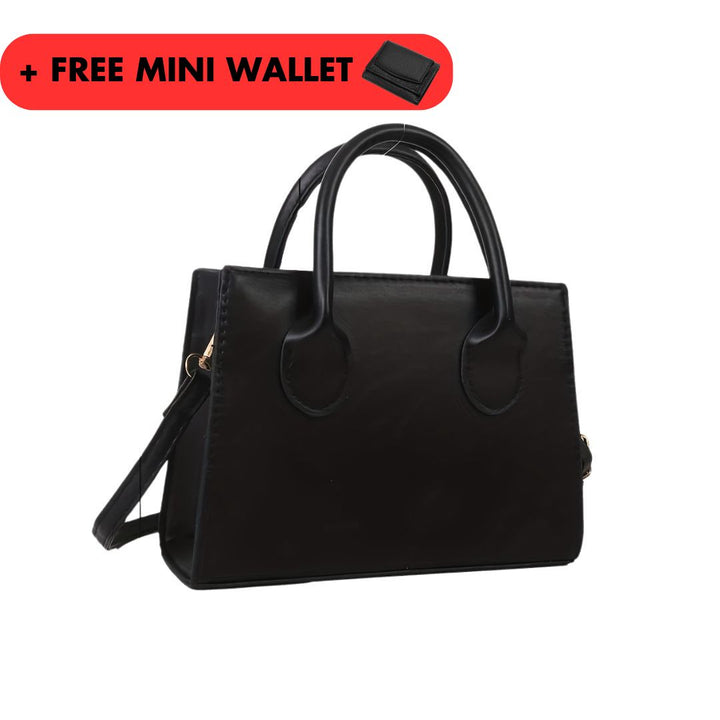 Calista | Leather Shoulder Bag + FREE Mini Wallet