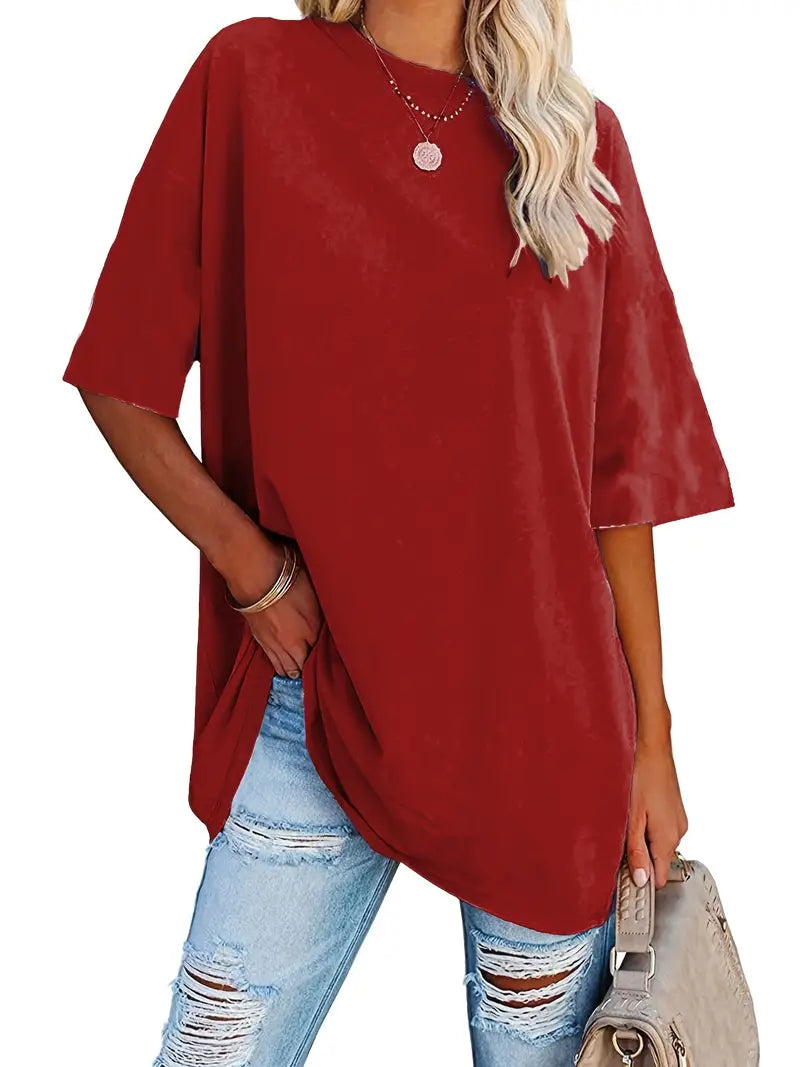 Reese - Round Neck Basic T-shirt