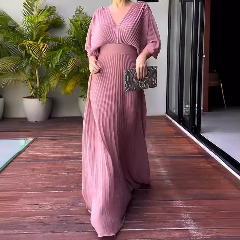 PAYA™ - Flowing ribbed maxi dress