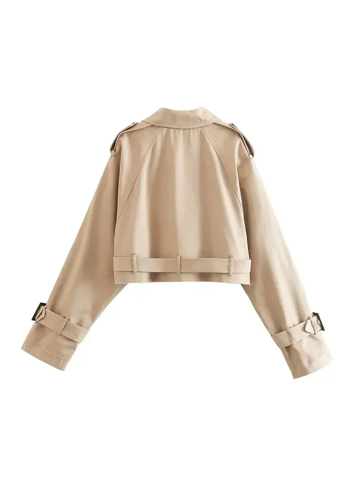 Vivienne - Cropped Belted Jacket