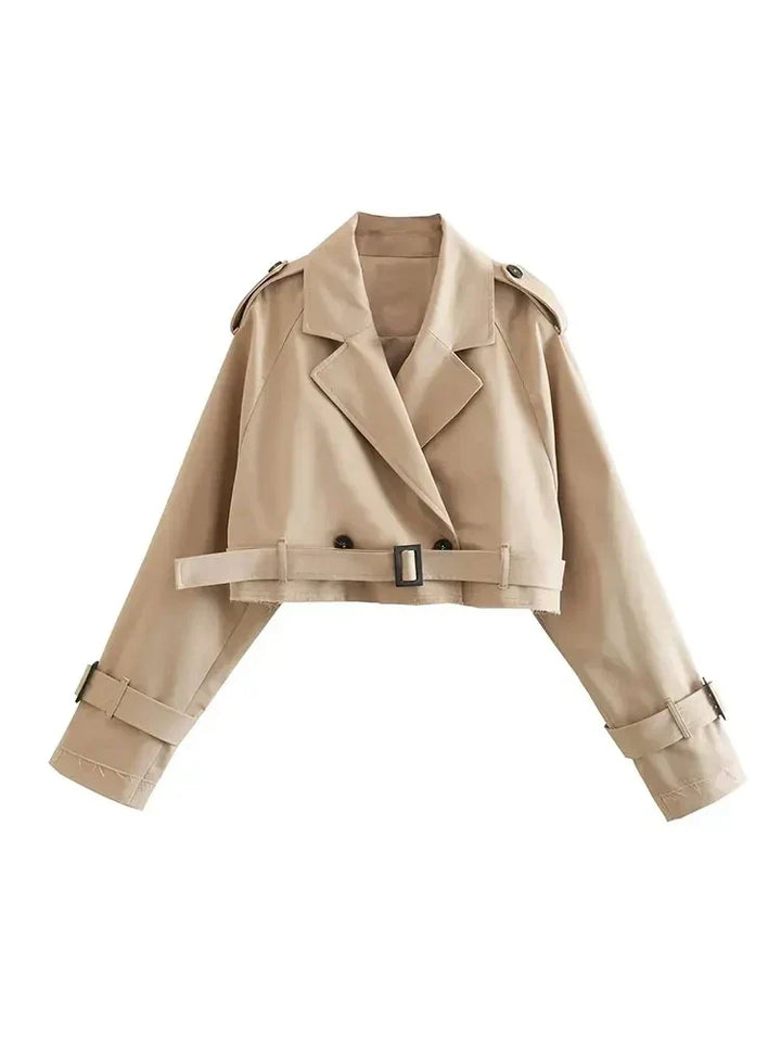 Vivienne - Cropped Belted Jacket