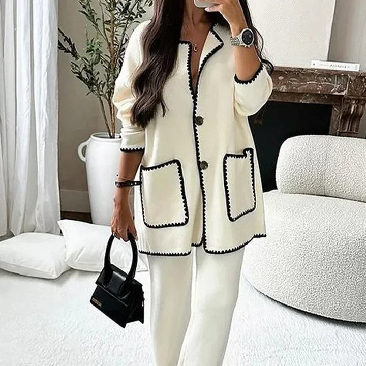 Sophie - Elegant Cardigan and Pants Set for a Stylish Look