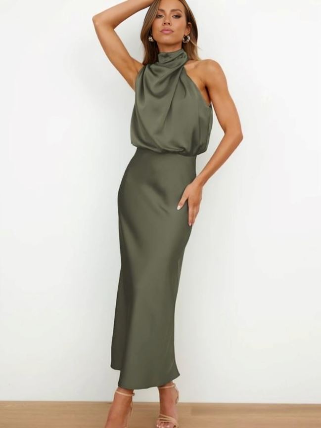 Xanthe™ | Elegant Silk Dress