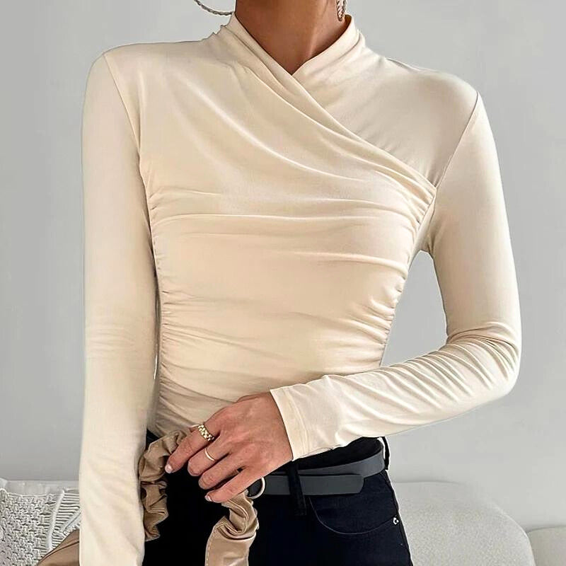 Dana - Classic Cross-Neck Top