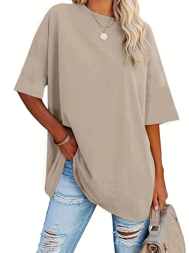 Reese - Round Neck Basic T-shirt