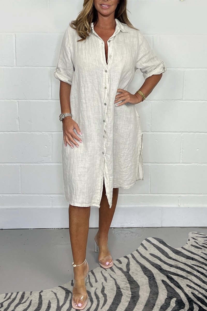 Gracie | Cotton shirt dress