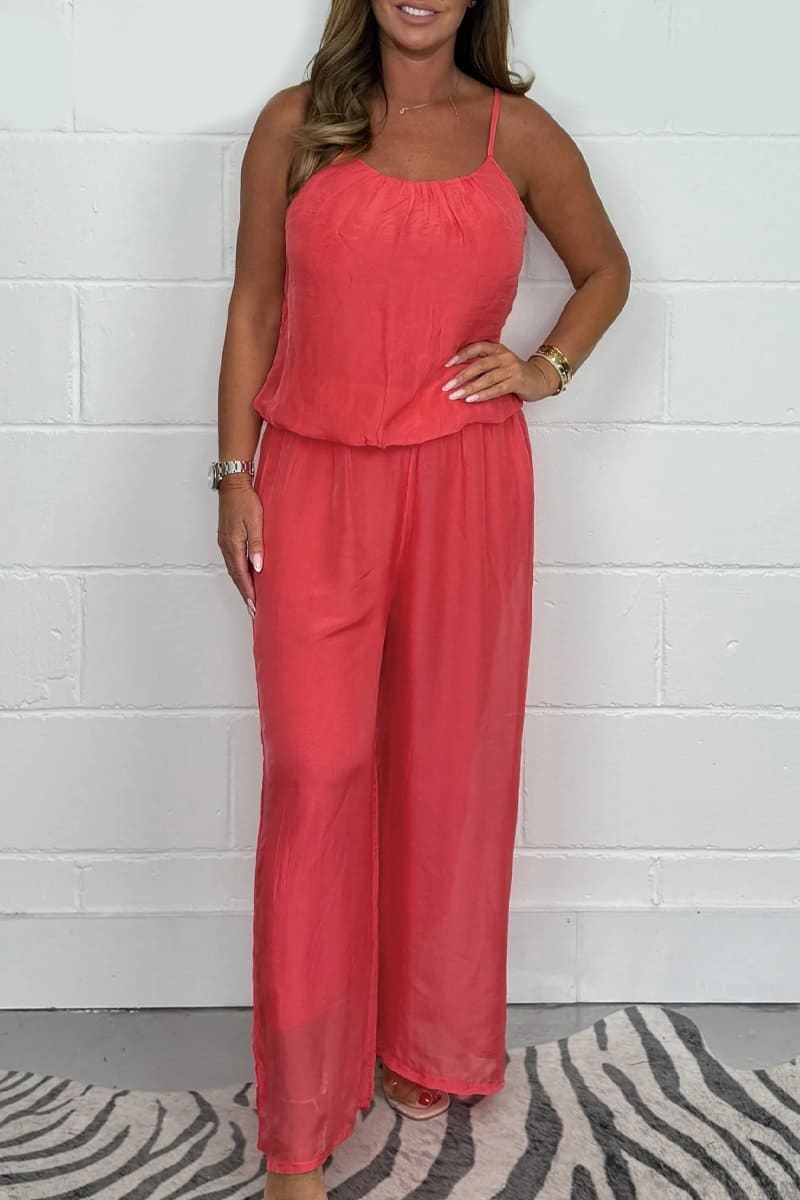 Allison - Flowing Chiffon Jumpsuit