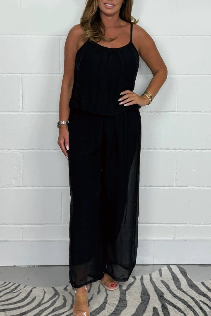 Allison - Flowing Chiffon Jumpsuit