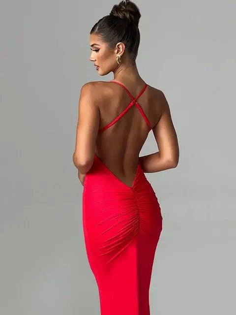 Elodie | Open Back Dress